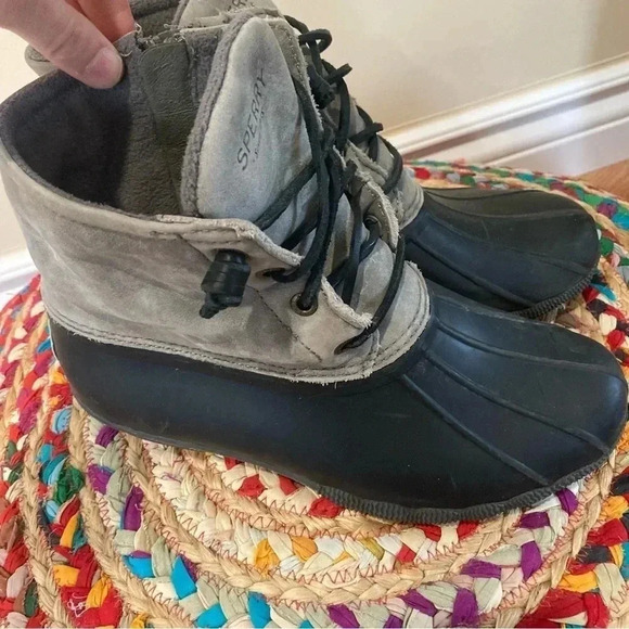 Sperry grey leather duck  boots - Picture 7 of 7